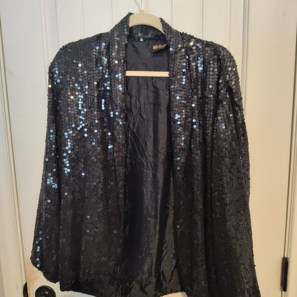 Sequined blazer and sequined hand bag - Picture 2 of 3